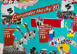 Live Under The Sky '80 プログラム、パンフレット　湯村輝彦：表紙イラスト