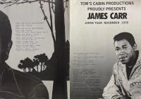 JAMES CARR JAPAN TOUR APRIL 1978