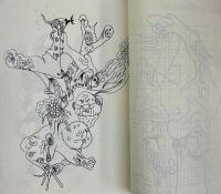 無意識的自動書記ドローインング集　根本敬自筆ドローイングZINE