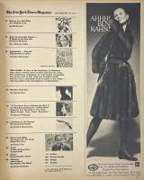 The New York Times Magazine November 28,1971 Section 6