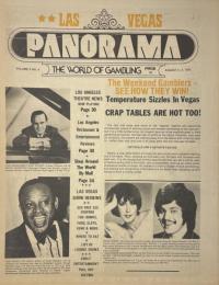 Las Vegas Panorama The World of Gambling August1-7,1975 Volume 9 No.6