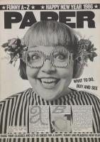 Paper Magazine FUNNY DUBLE ISSUE NEW YEAR 1986