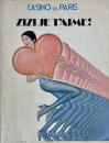 ZIZI JE T'AIME ! CASINO DE PARIS  上演プログラム