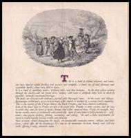 英）FRANCE AUVERGNE （観光パンフレット、裏面地図）　