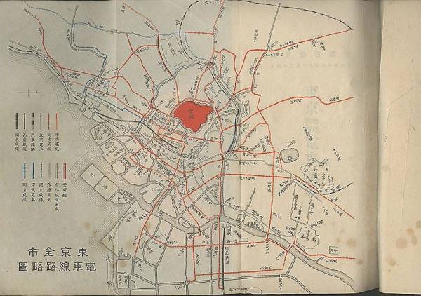 電車唱歌 路線圖付 東京地理教育(いしはらばんがく作歌 田村虎蔵