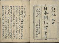 日本開化詩　上下