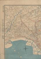 改正番地入東京市全圖