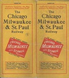 (英)時刻表　CHICAGO MILWAUKEE & ST.PAUL RAILWAY