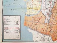 大大阪最新地圖　編入接続町村都市計画区域及路線明細