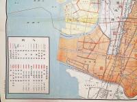 大大阪最新地圖　編入接続町村都市計画区域及路線明細