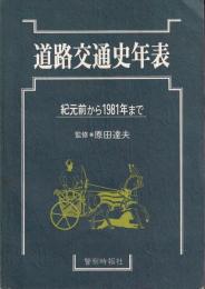 道路交通史年表　紀元前から1981年まで