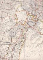 60Kv以上地中送電路一覧図　三万分一