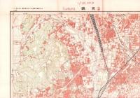 一万分一地形図　「東京7号　鶴見」