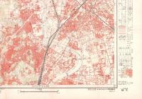 一万分一地形図　「東京7号　鶴見」