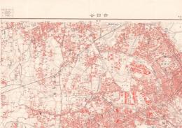 一万分一地形圖　「世田谷」　東京近傍19号　假製版　彩色