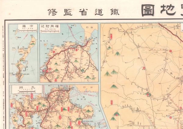 大日本新名勝遊覧地圖(東京日日新聞社) / 古本、中古本、古書籍