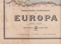 独）ヨーロッパ地図（EUROPA)　彩色