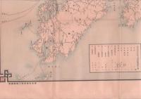 電信線路図　百万分一