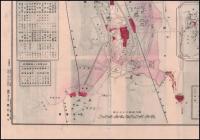 最近名古屋明細地圖　一万六千分之一　裏面名所写真
