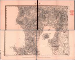 「鹿児島」　第六師管薩摩國鹿児島郡　二十万分一之