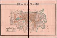 郡山市勢要覧　裏面郡山市全圖