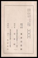 大東京概観　市域拡張記念