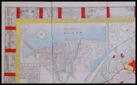 改正東亰全圖　東京名勝獨案内　十五区六郡町村一覧　52×75