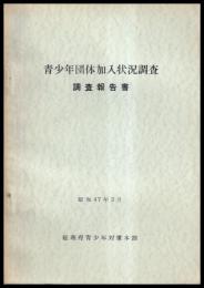 青少年団体加入状況調査　調査報告書