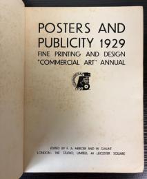 （英文）POSTERS AND PUBLICITY　1929