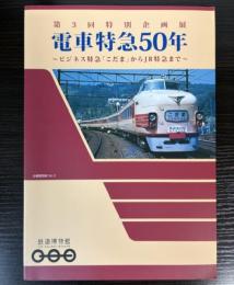（第3回特別企画展）電車特急50年　ビジネス特急「こだま」からJR特急まで