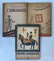 ポーランド語　歌の本　3冊