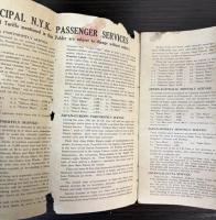 （日本郵船時刻表）N.Y.K.LINE COMBINED SAILING SCHEDULE NO.4 (1930-1931)