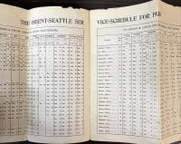 （日本郵船時刻表）N.Y.K.LINE COMBINED SAILING SCHEDULE NO.4 (1930-1931)