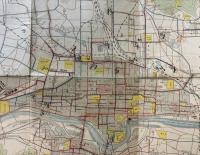岡山市及附近明細図　縮尺1万2000分1