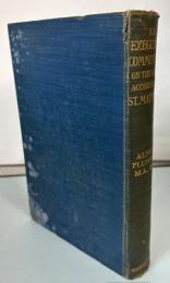 AN EXEGETICAL COMMENTARY ON THE GOSPEL ACORDING TO ST.MATTHEW