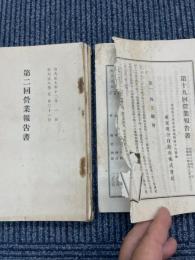 東京乗合自動車株式会社営業報告書　第2回、4回、13回、15回、19回