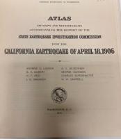 CALIFORNIA EARTHQUAKE OF APRIL 18,1906
