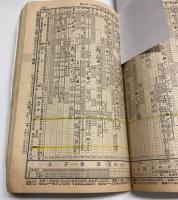 交通公社の全国小型時刻表　1976年8月