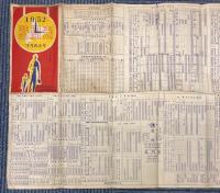 時間表　1952年7月改正号　（北海道）