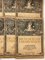（独文）DEUTSCHE KUNST UND DEKORATION　11冊で