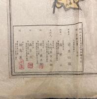 改正大阪区分細見図　（複製）