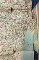 新東京案内図　官公庁・学校・名所・交通・番地入