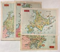 世界パノラマ大地図　日本地方別パノラマ地図
