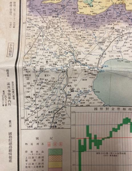満洲経済地図 改訂(満洲事情案内所・編著) / 金沢書店 / 古本