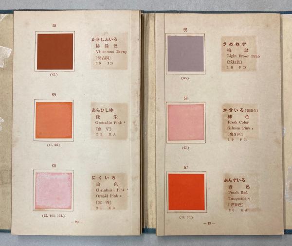 色名総鑑（色の由来と其の実相）(和田三造) / 古本、中古本、古書籍の