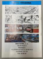 （鉄道パンフ）CKD TATRA