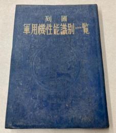 列国軍用機性能識別一覧