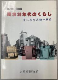 （特別展）昭和30年代のくらし　夢に見た三種の神器