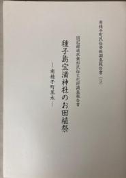 種子島宝満神社のお田植祭　南種子町茎永
