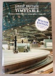 GREAT BRITAIN PASSENGER RAILWAY TIMETABLE （時刻表）